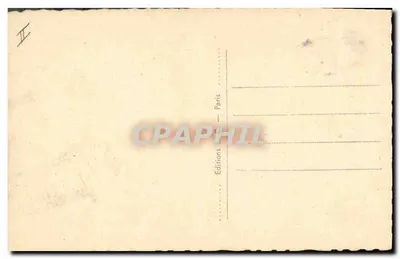 Jimmy Gaillard — portret czarno-biały — C.P.L.F. n°6 — Rewers