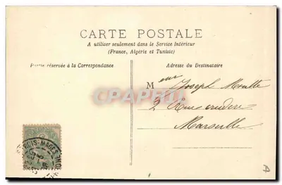 Poisson d'Avril — Poisson d'Avril, va lui dire en ce jour, Ce que pense un cœur débordant d'amour — wydawca nie widoczny — Rewers
