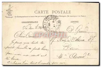Młody mężczyzna z Rumengol — La Bretagne Pittoresque — kolekcja A. Waron, St-Brieuc — Rewers