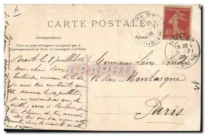 Młode kobiety z Pont-l'Abbé — Studia nad czapami Bretanii — Jean Villann, Quimper — Rewers