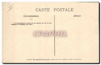Dentelle du Puy — Chantilly fil blanc — Collection de la Chambre Syndicale, éditée par Margerit-Bremond — Verso