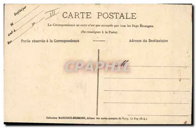 Encaje de Craponne — H. Loire — Cliché M.B. Rep. Int. n°362 — Reverso