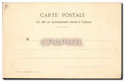 Cartolina d'epoca Dentelles de Luxeuil — Editore A. Bergéret et Cie, Nancy — Verso