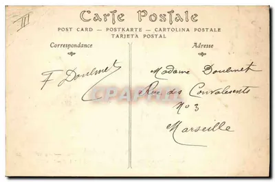 Rochetto en punto de Alençon y Argentan — ofrecido por el obispado de Bayeux a S.S. el Papa León XIII — E. Roussel, edit., Argentan — Reverso