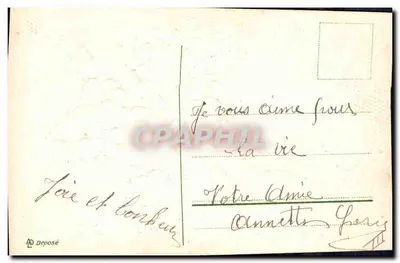 Metrópolis de lilies — mão estendendo um buquê — texto impresso 'Ame-os como eu te amo!' — Verso