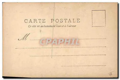 Paul Bourget — dans son bibliothèque — O.E.P. — Verso