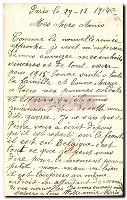 Anjo em um avião — 1915 — editor desconhecido — Verso