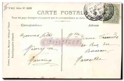 Quatro crianças com os números 1901 — Stebbing Phot. — Verso