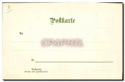 Puggenberger — Czerwiec — Miesięczne powitania, seria II — druk i wydawnictwo v. M. Seeger, Stuttgart — Rewers