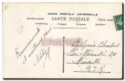 Scène hivernale — année 1909 — éditeur ÉDITUS, n° 356 — Reverso