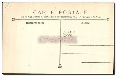 Voltigeur - Contratorpedeiro — Marinha Militar Francesa — Fototipia Maritus Bar - Toulon — Verso