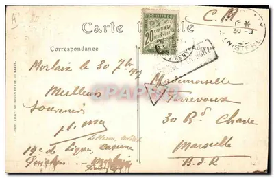W Bretanii — Młodzi Młodżeni Bretanii — V. J. Morlaix — Rewers