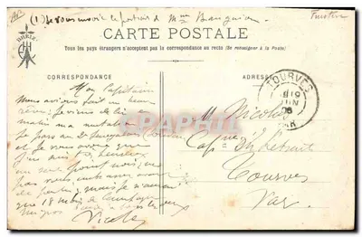 Kaptur bretoński — Zbiór E. Hamonin — Châteaulin — Rewers