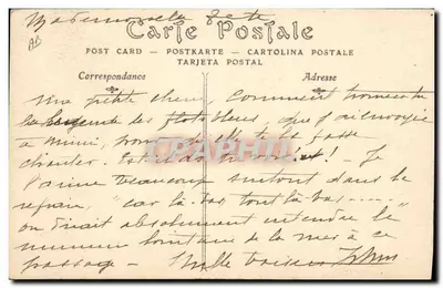 Punkt Francji (Szkoła wyrobu denteli w Argentan) — Czapki i stroje z okolic Caen — E. Roussol, wyd., Argentan — Rewers