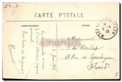 Dentelas verdadeiras — Detalhe das armas de S.S. o Papa Léon XIII e do Bispo de Bayeux — A. Lejeune, Argentan — Verso