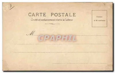 Jean Paul Laurens — retrato — S.I.P. série N°10, Reutlinger Paris — Verso