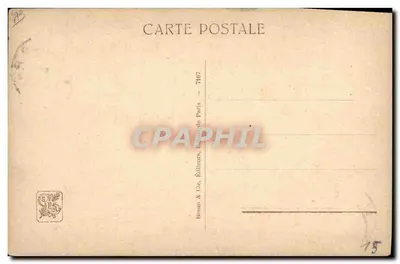 Branly en su oficina — Ed. Suau, n° 7167 — Reverso