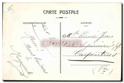 Portrait de Félicien David — vers 1865 — Éditions Artistiques J. Brun & Cie, Carpentras — Verso