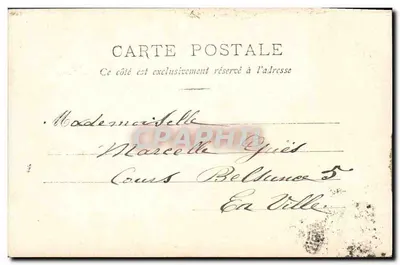 Duas mulheres em traje de noite — Affection Souvenir Marguerite — Galanterie, n° 1008/3 — Verso