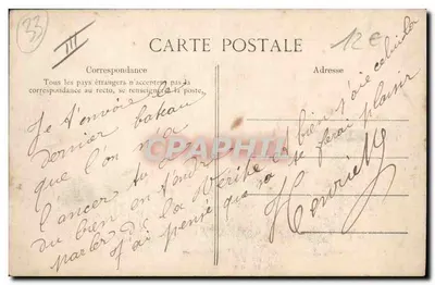 Bordeaux — Cacciatorpediniere "La Vérité" dopo il lancio del 28 Maggio 1907 — Mareel Delboy, Editore, Bordeaux — Verso