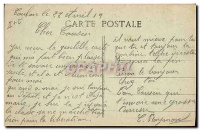 Militaire Marine - VOLTAIRE - Kruiser van de eerste klasse - L.R. — Achterkant