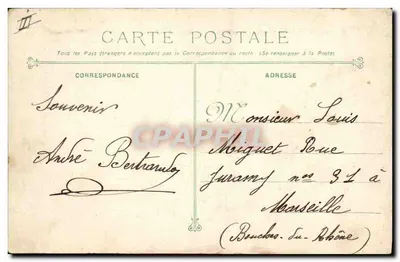 Voltaire — Um dos tipos da futura Escadra de 18000 toneladas — Fototipo Marius Bar — Toulon — Verso