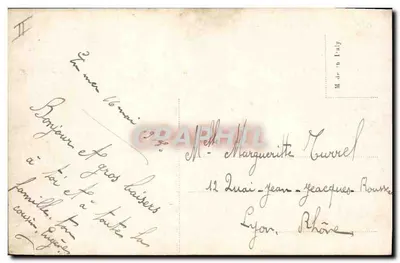 Bataille de la mer — Croisement des drapeaux français et britannique — Éditeur non identifié — Verso