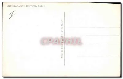 Henry Garat — portret w czarno-białym — Cinémagazine-Édition, Paryż, nr 873 — Rewers