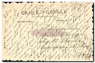 Deux mains se tenant — entourées de roses et de myosotis — éditeur 'CARTE POSTALE' (verso) — Verso