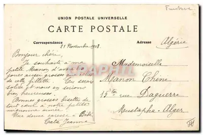 Dziewczynka z Plougastral-Daoulas — kolekcja Villard, Quimper — n° 1249 — Rewers