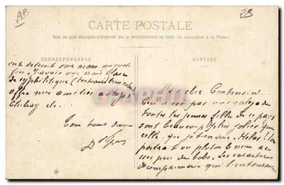 Dziewczynka z Pont-Aven — Zbiór H. Laurent, Port-Louis — n° 2530 — Rewers