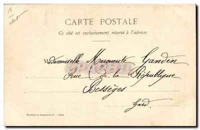 Honorine — Dentelery renesansowe — Fototypia A. Burgeret et Cie, Nance — Rewers