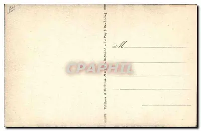 Una Dentelliera (Peinado llamado Auvergnate) — Le Puy — Ediciones Artiétiques Margerit-Brémond — Reverso