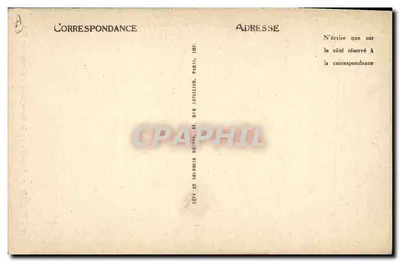Calais — Dentelles da Fábrica Cordier et Fils — LL n°16 — Verso