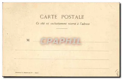 Kobieta w stroju scenicznym — Les Dentelles — Fototypia A. Bargaron et Cie, Nancy — Rewers