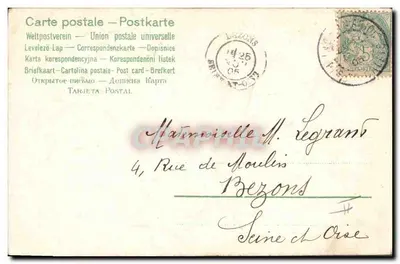 Bom Dia — rosas com rostos de crianças — editor não identificado — Verso