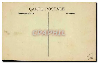 Francis Sinéd, Comique troupié — Carte postal de retrato — Verso