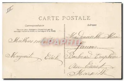 Féerie — Boa Ano 1908 — A. H. — editor não visível — Verso