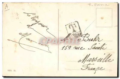 La Puntiula — Corrida de taureaux — éditeur inconnu, n° de série non visible — Verso