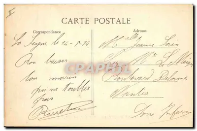 Marinha Nacional — 'Victor Hugo', Cruiser-Couraçado — Editor B.I.D. n°1071 — Verso