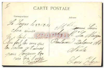 Marine Nationale — "VÉRITÉ", Cuirassé d'Escadre — Editore E.D., n° 754 — Verso