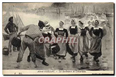Les Sardinières de Concarneau — Alfred Guillou — Musée de Quimper