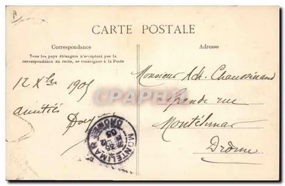 VANNES — Mulher de Saint-Patern — Estudo dos Lenços de Bretagne — Coleção Villand, Quimper — Verso
