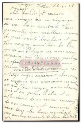 Sprache der Farben — Paris 382 — Verleger M. Paris — Rückseite