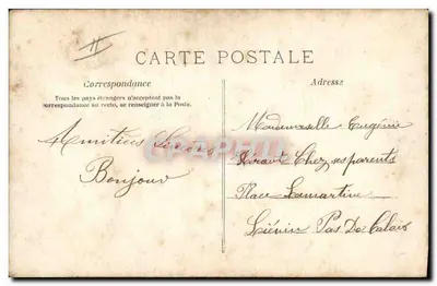 Je ne pense qu'à toi — M.F. PARIS — número de série não visível — Verso