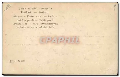 Henrik Ibsen — portrait — éditeur E.W. N° 890 — Verso
