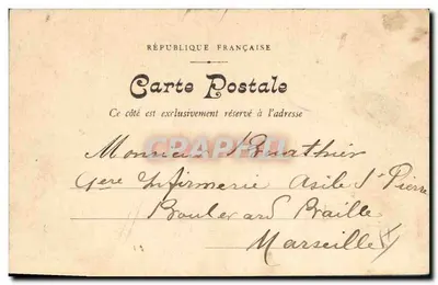 Rouen — Monument de Gustave Flaubert — Collect. M. S. N° 8 — Rewers