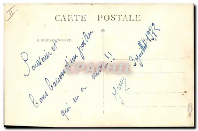 Grupo de soldados — Editor E. JUGE, fotógrafo — n° II — Verso
