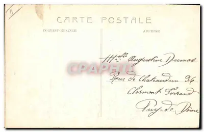 Jovem mulher com uma rosa — sob uma árvore de bétula — editor HERCULE, n° 4901 — Verso