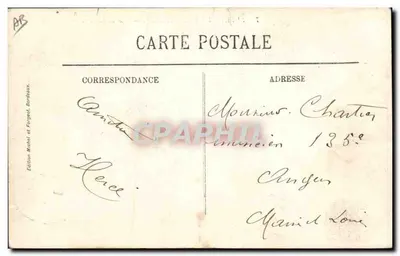 Corrida de taureaux — Série de banderillas — Édition Michel et Forgest, Bordeaux — Verso